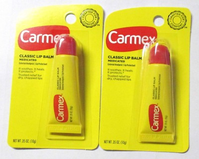 Lot of 2,6,12,24 Pcs-''CARMEX'' Classic Lip Balm,0.35 OZ Tube