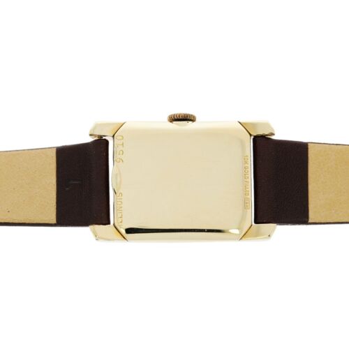 Montre Illinois Incabloc 9510 remplie d'or mode jaune 10 carats vintage révisée garantie