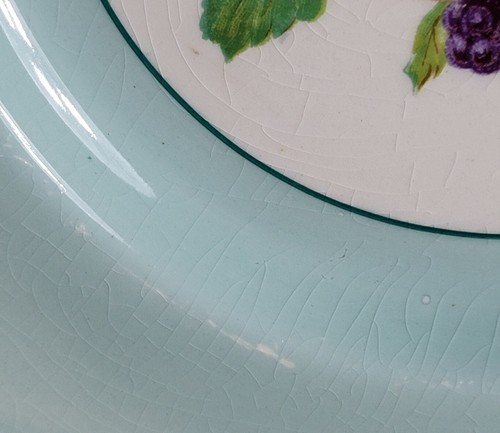 Vtg. Johnson Bros Old English Plate Salad Fruit Center Set of 6 England Table - Picture 7 of 7
