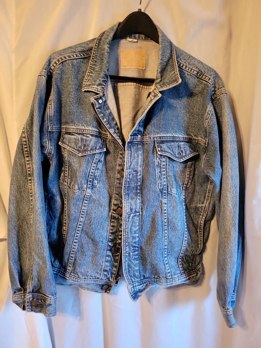 Men's Zip denim jacket