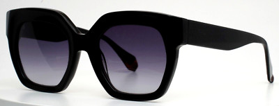 GIGI STUDIOS Pia 6866/1 Black Womens Square Gradient Sunglasses 52-23-145 B:46