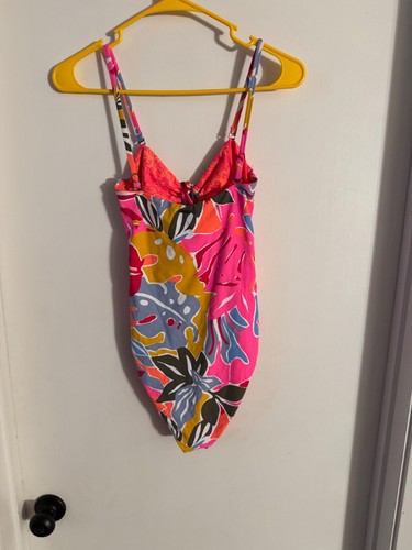 Women NWOT "Maaji"multicolor reversible 1 piece swimsuit. Size L - Picture 2 of 9