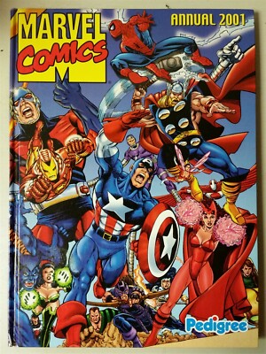 MARVEL COMICS ANNUAL 2001 PEDIGREE IRON MAN THOR X-MEN NICE CONDITION