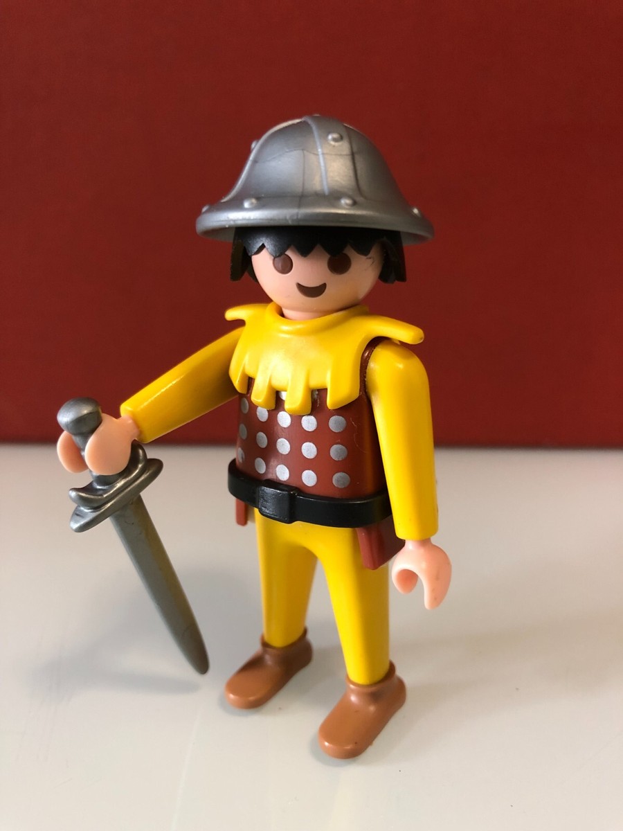 Lot Playmobil Vintage Médiéval – Chevaliers, Catapulte, Set 3653 De 1993