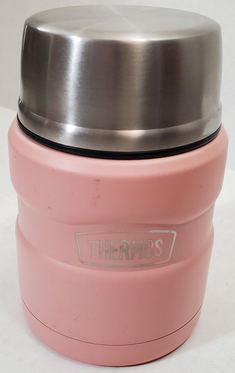 Thermos Stainless Steel 16oz 470ml Food Jar with Folding Spoon 