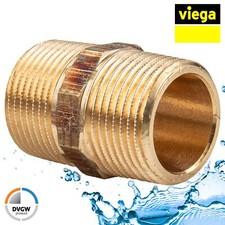 VIEGA Rotguss Nippel Doppelnippel AG/AG - Modell 3280 - verschiedene Größen
