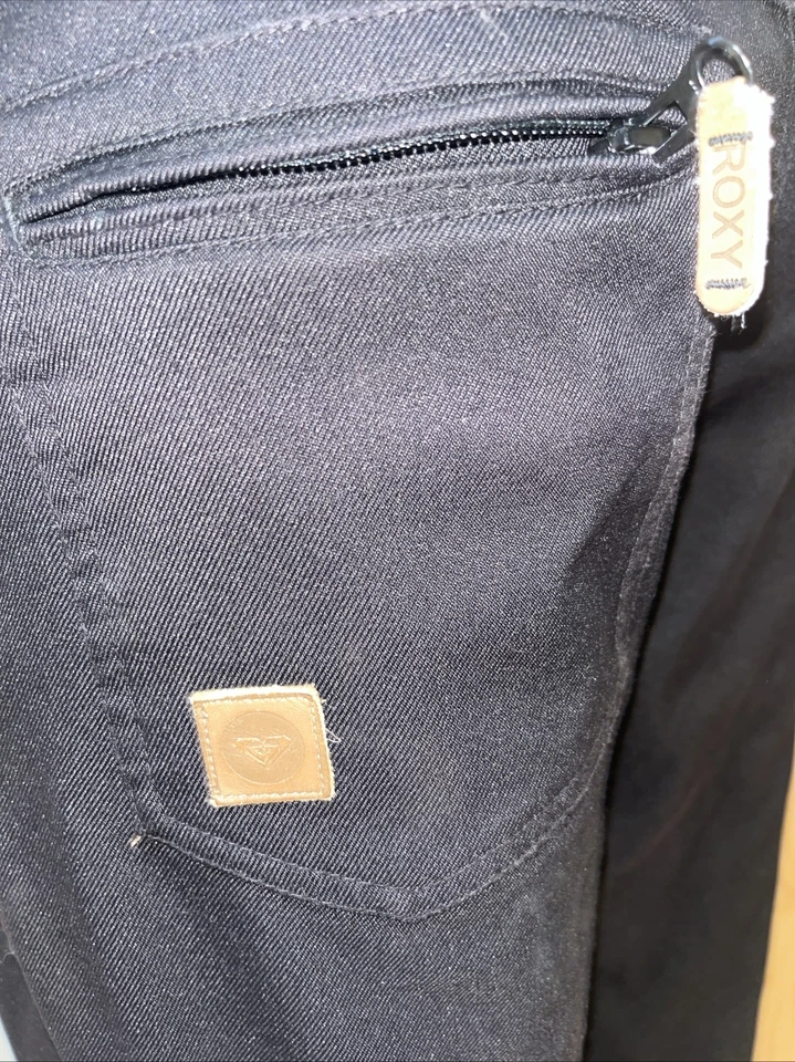 Pantalones de esquí/snowboard Roxy ajustados 10K Torá brillantes negros para mujer talla grande Foto 4 de 4