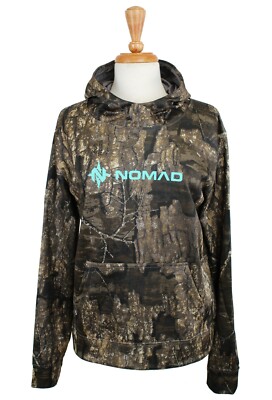 Nomad Women's Camo Hoodie Midweight Fleece Lined Camouflage Hunting  Pullover | eBay