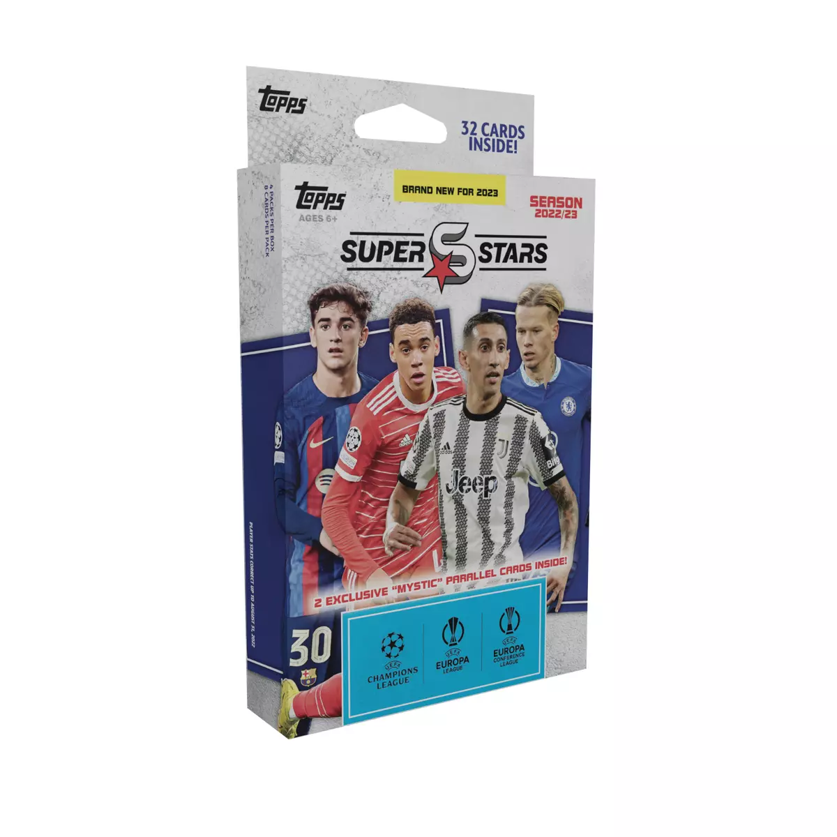 2022-23 Topps UEFA Superstars Soccer Trading Card Value Box