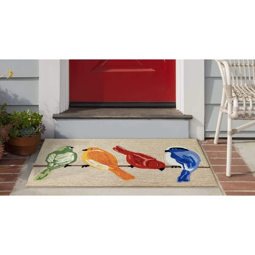 Liora Manne?Frontporch?Indoor Outdoor ug - Novelty Design Hand Hooked Weather - Picture 4 of 5