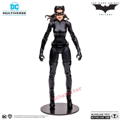 Macfarlane Dark Knight Catwoman Motorcycle Battle Set 1/12