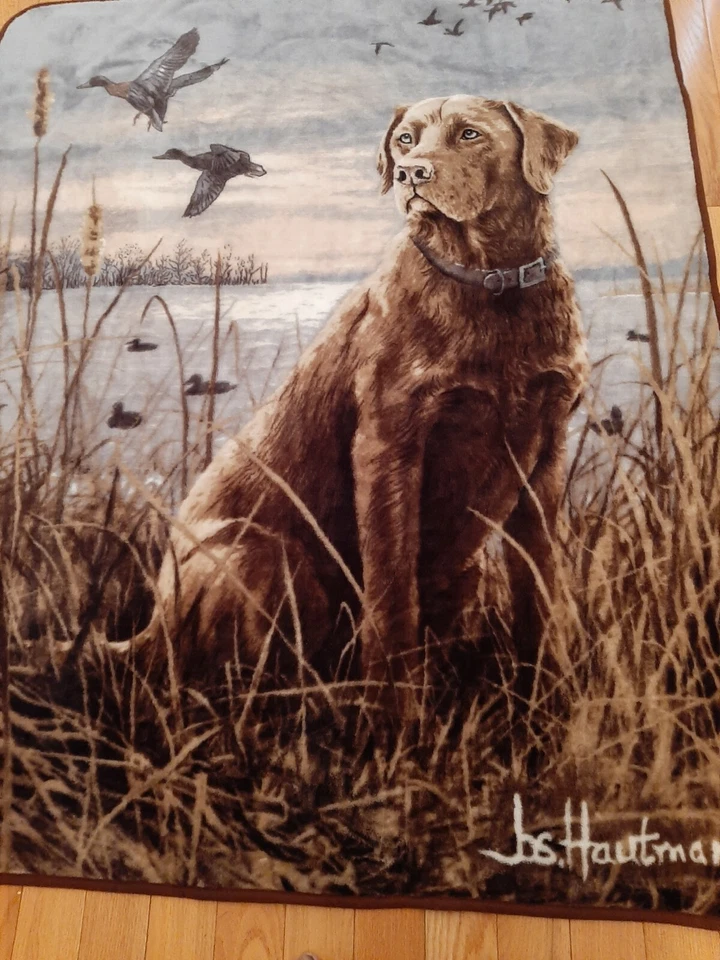 Northwest By Hautman Golden Retriever Polyester Throw Blanket 49 X 60” Soft - Image 2 of 4