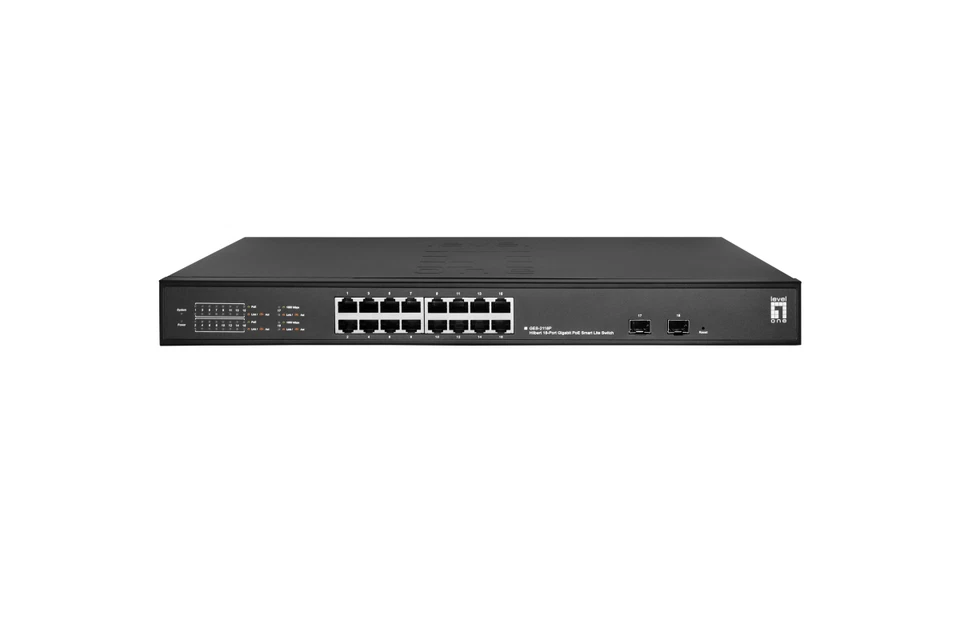 Switch GES-2118P Hilbert 18-Port Gigabit Level One - Bild 2 von 4