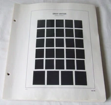 STANLEY GIBBONS DAVO 'GREAT BRITAIN' 1970-93 2-PEG ILLUSTRATED STAMP ALBUM PAGES