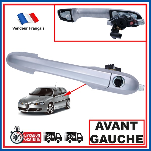 AußEn TüRgriff Vorne Links FüR Alfa 147 Idem 735362842 735362841 156073260-image