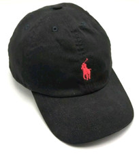 POLO RALPH LAUREN hat black adjustable cap - Youth / child size ages 4-7