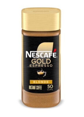 NESCAFE Gold Espresso Blonde, Instant Coffee, 3.5 oz - SEPTEMBER 2026 EXP