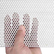 Perforated Sheet Stainless Steel Perforated Metal Sheet 11.8" x 11.8" x 0.06" St