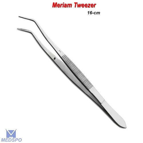 Chirurgische Meriam Pinzette Untersuchung Baumwolle Verband Pinzette Dental Instrumente - Bild 2 von 5