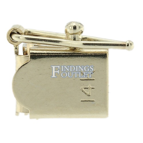 14K White Gold Box Lock Clasp Male & Female Figure 8 Complete Set ALL SIZES USA - Picture 22 of 42