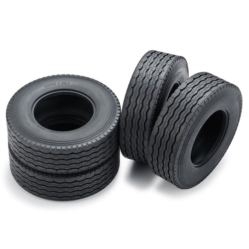 4PCS 28mm Gummireifen Radreifen für Tamiya 1/14 RC Trailer Tractor mit Schaum - Bild 8 von 12