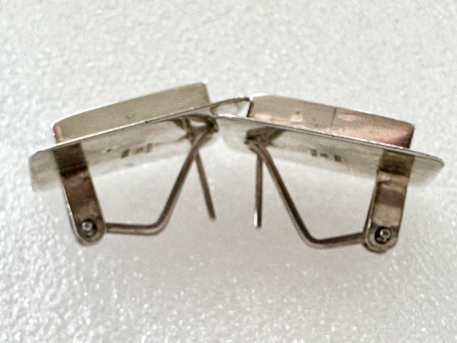 Vintage Rectangular Sterling Silver 925, MOP, Ony… - image 7