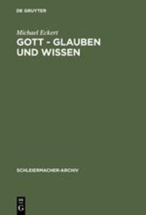 Thumbnail - Michael Eckert | Gott - Glauben Und Wissen | Buch | Deutsch (1987) |