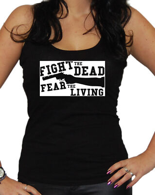 TWD Fight the Dead Tank Top Walking Horror Zombie Daryl Dixon SerieRick Grimes 