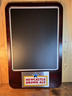 BRAND NEW-NEW CASTLE BROWN ALE Chalkboard Bar Display 35  X 22.5 