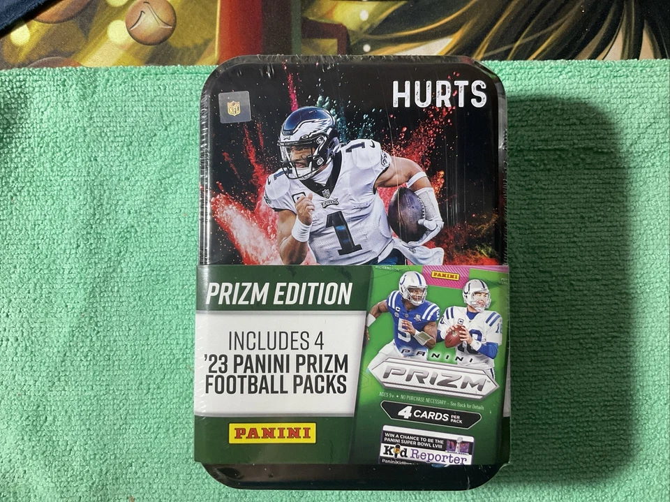 2023 Prizm PRIZM Edition TIN Box (4 Packs)  NEW TIN   FACTORY SEALED. HURTS - Image 2 of 4