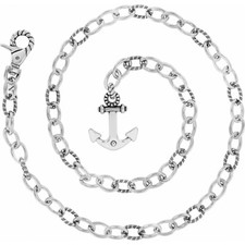 Brighton Coastal Anchor Chain Size Large Belt RT 95-NWT