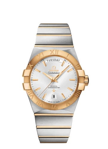 OMEGA Constellation - 38 mm, Stainless Steel, Yellow Gold