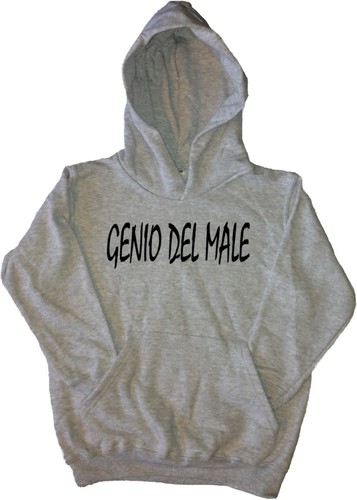 Social Crazy Felpa Con Cappuccio Bambino Ragazzo Basic Top Qualità