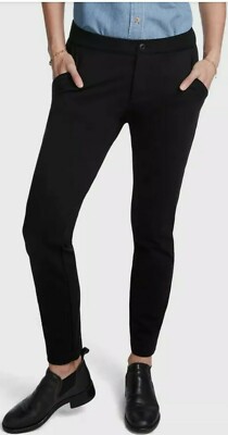 American Giant Women's Cigarette Pant, Super Black (Size: 12)