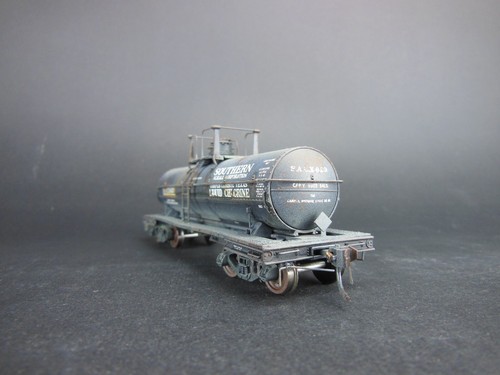 HO SCALE CUSTOM WEATHERED BROADWAY LTD SOUTHERN ALKALI SACX 629 TANK CAR O/B - Picture 4 of 8