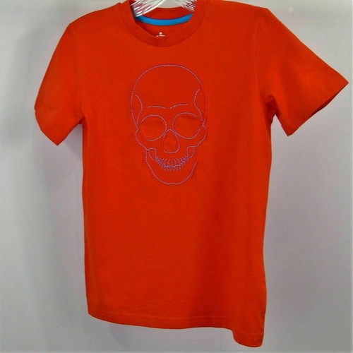 Circo Skeleton Skull T Shirt Kids Graphic Red Short Sleeve Sz M 8-10 - Picture 6 of 6