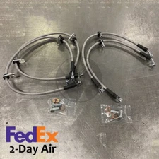 Stainless Steel Front & Rear Brake Line Kit for 96-00 Honda Civic w/rear disc EK