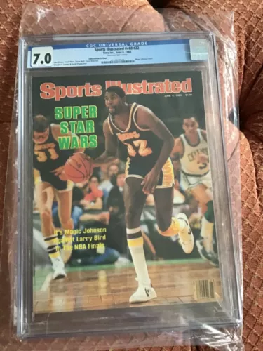 Sports illustrated 1984 Magic Johnson newsstand CGC 7.0