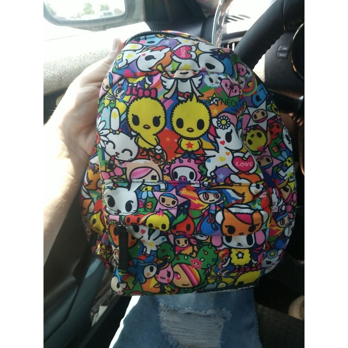 Tokidoki Mini Backpack Loungefly Neon Star Simone Legno Colorful