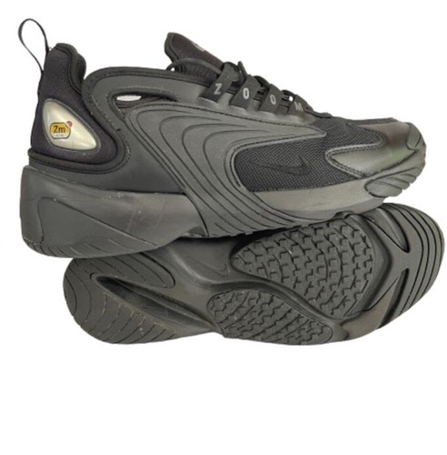 Nike Zoom 2k Mens Size 9 Triple Black Running Shoes