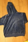 Rebecca Raggs girls velour hoodie size 7 GUC with stains — photo 3