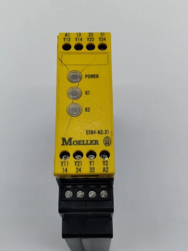 Relé de seguridad ESR4-NZ-21 24VAC/DC DOS MANOS Foto 2 de 4