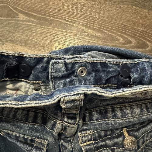 TRUE RELIGION Kids Size 6 Straight Adjustable Waist Blue Jeans - Picture 8 of 11