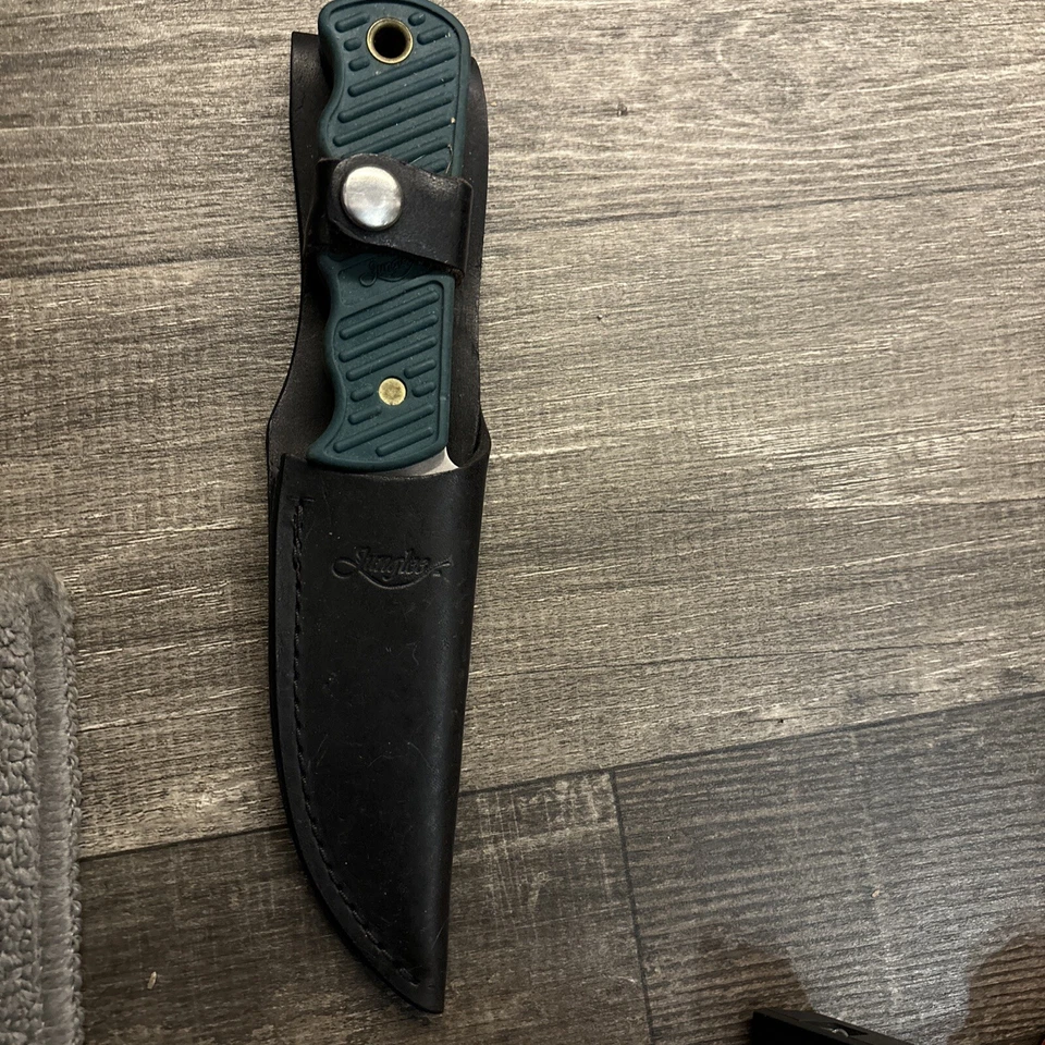 Cuchillo Junglee Born Free raro - Hoja fija de 9" - Hoja de 4,25" - con funda Foto 3 de 4