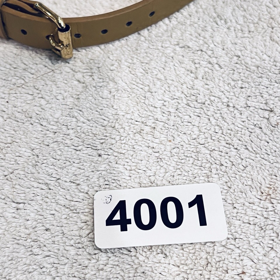 Gap Tan Patent Leather Belt Skinny Small Fashion Waist Preppy Old Money