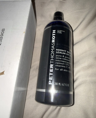 MEGA Peter Thomas Roth Retinol Fusion PM Night Serum Retinol Vitamin C E 200ml