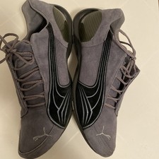 Puma Wildleder Sneakers Gr.45,Herrn,Grau/Schwarz,Echtleder,kaum getragen