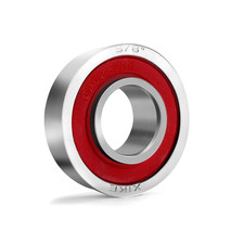 4 Pcs Flanged Ball Bearings ID 5/8" X OD 1-3/8", Applicable for Lawn Mower, W...