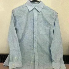 Cat And Jack Boys Size 12-14 Long Sleeve Plaid Button Down Shirt School Church