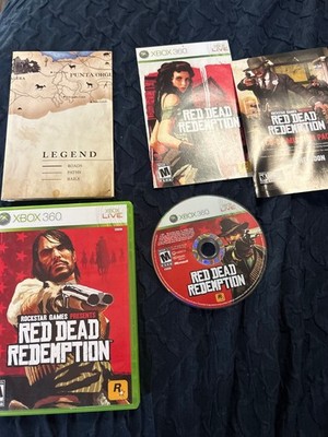 Red Dead Redemption (Xbox 360) with map!